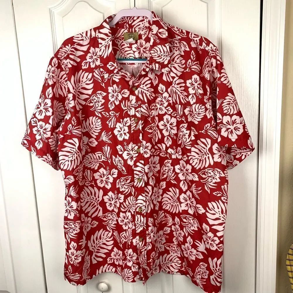 Haband Travelers Hawaiian Shirt‎